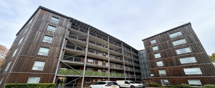 Occupied apartment blocks in Leeds